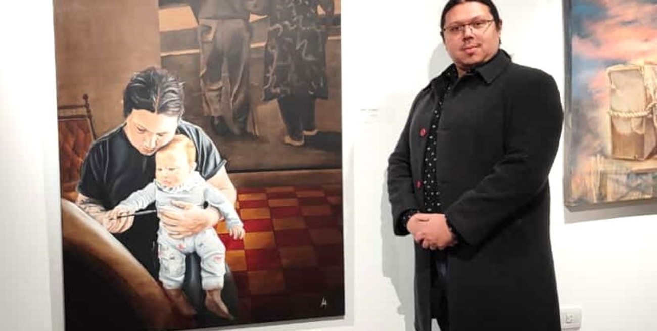 Nuevo galardón para Leonel Alcaráz en el 1° Internacional de Pintura