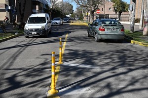 En el lugar se colocó nueva señalética para indicar los cambios en la circulación.

Flavio Raina.