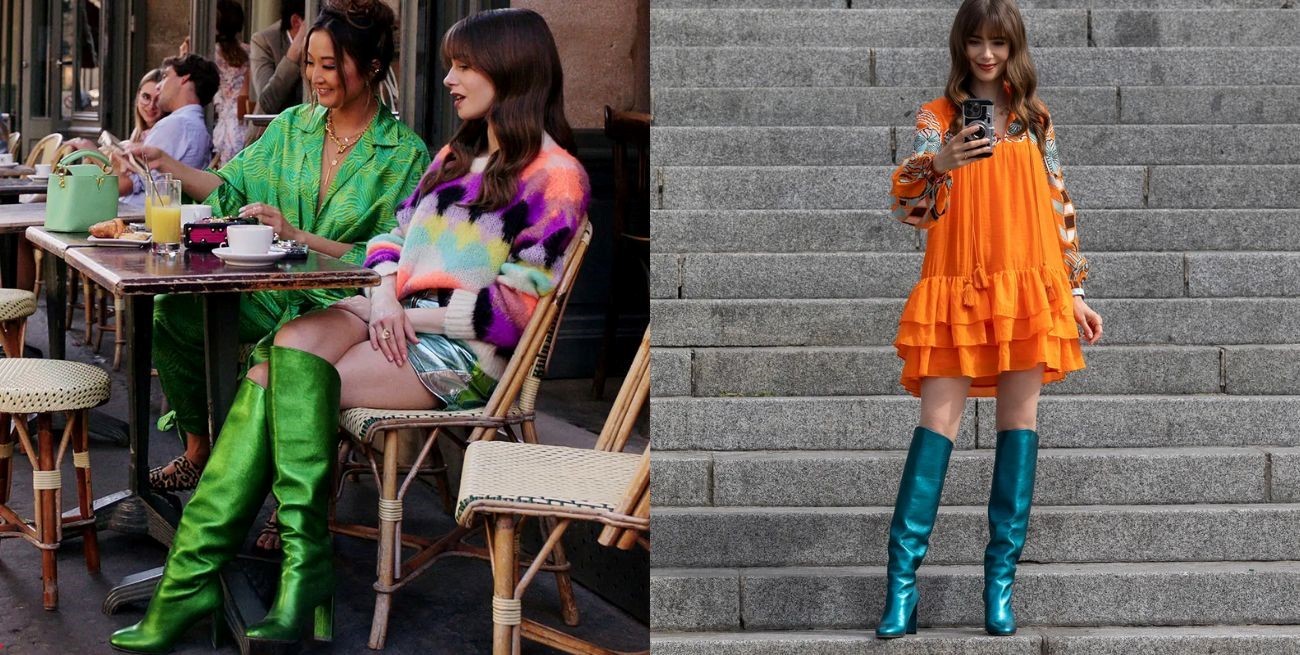 Botas "Cuissardes": la tendencia de primavera inspirada en "Emily in Paris"

