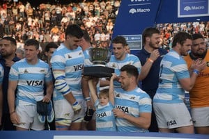 El espectáculo deportivo que dieron Los Pumas y Los Wallabies puso muy alto a la ciudad de Santa Fe. Flavio Raina