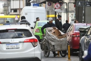En las calles de la ciudad se ven cada vez más recolectores urbanos. Crédito: Flavio Raina