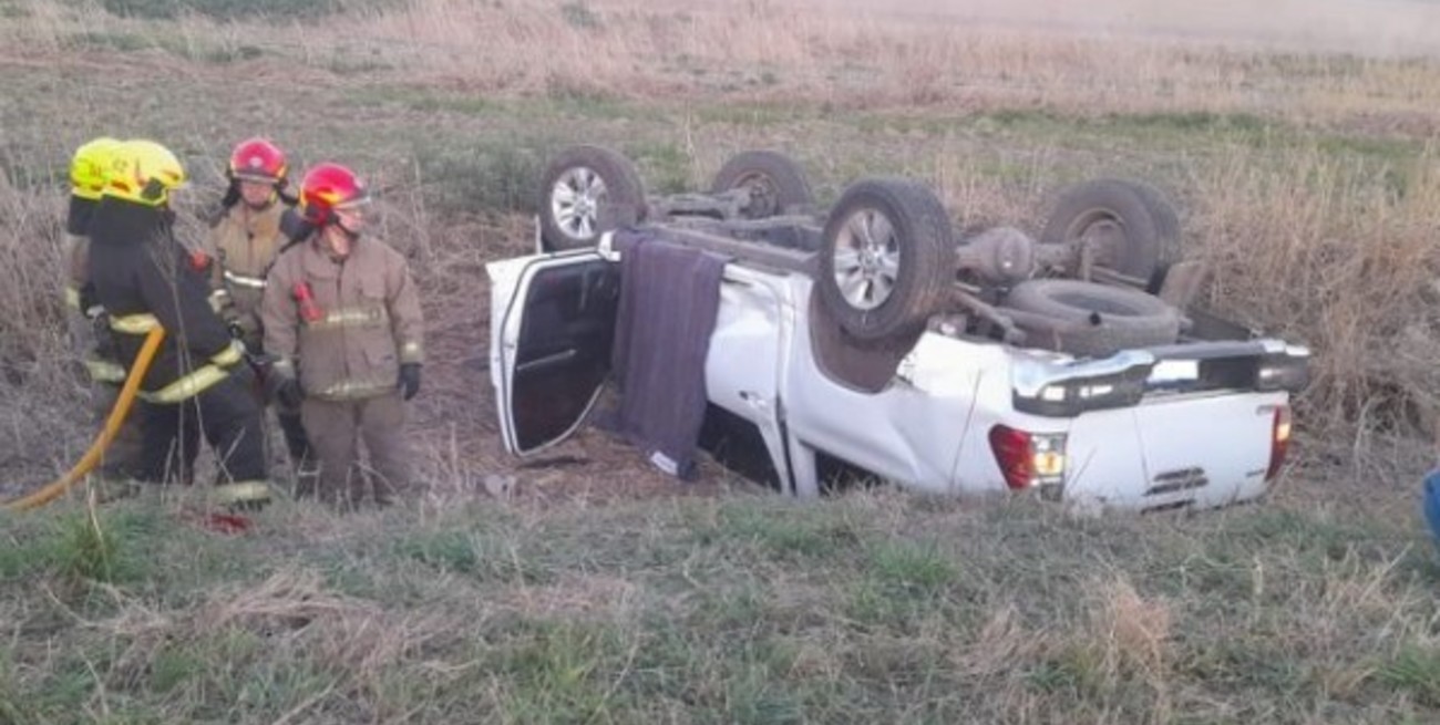 Choque y vuelco fatal en la Ruta 33