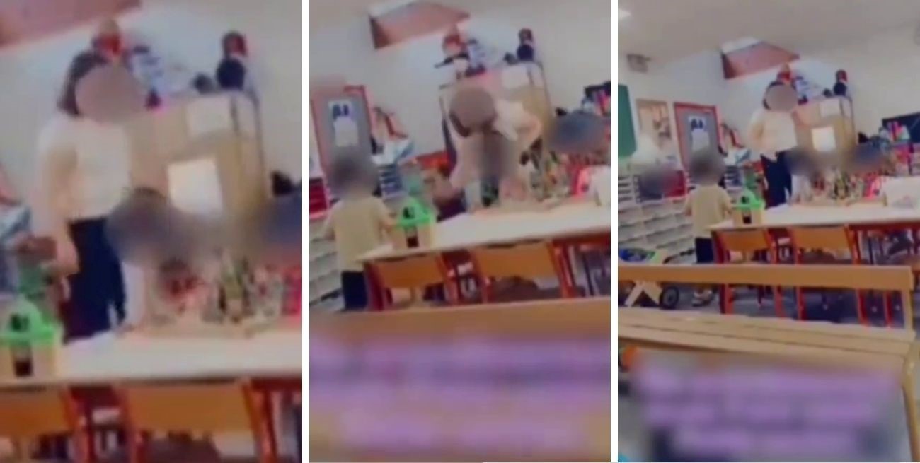El video de una maestra golpeando a una niña de tres años generó indignación