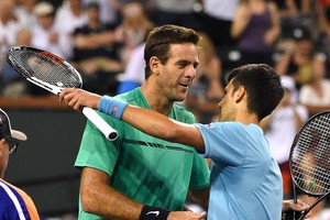 Del Potro y Djokovic en uno de sus duelos en 2017. Credit: Jayne Kamin-Oncea-USA TODAY 
