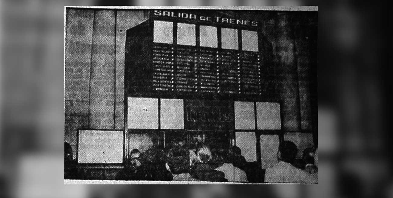 Nostalgia ferroviaria: cuando la Estación Belgrano tuvo cartelería del primer mundo