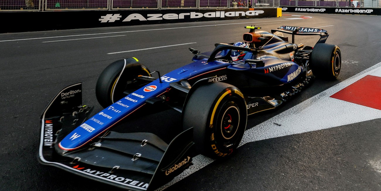 Colapinto dejó atrás el accidente del viernes y este sábado culminó 9 en la previa a la clasificación