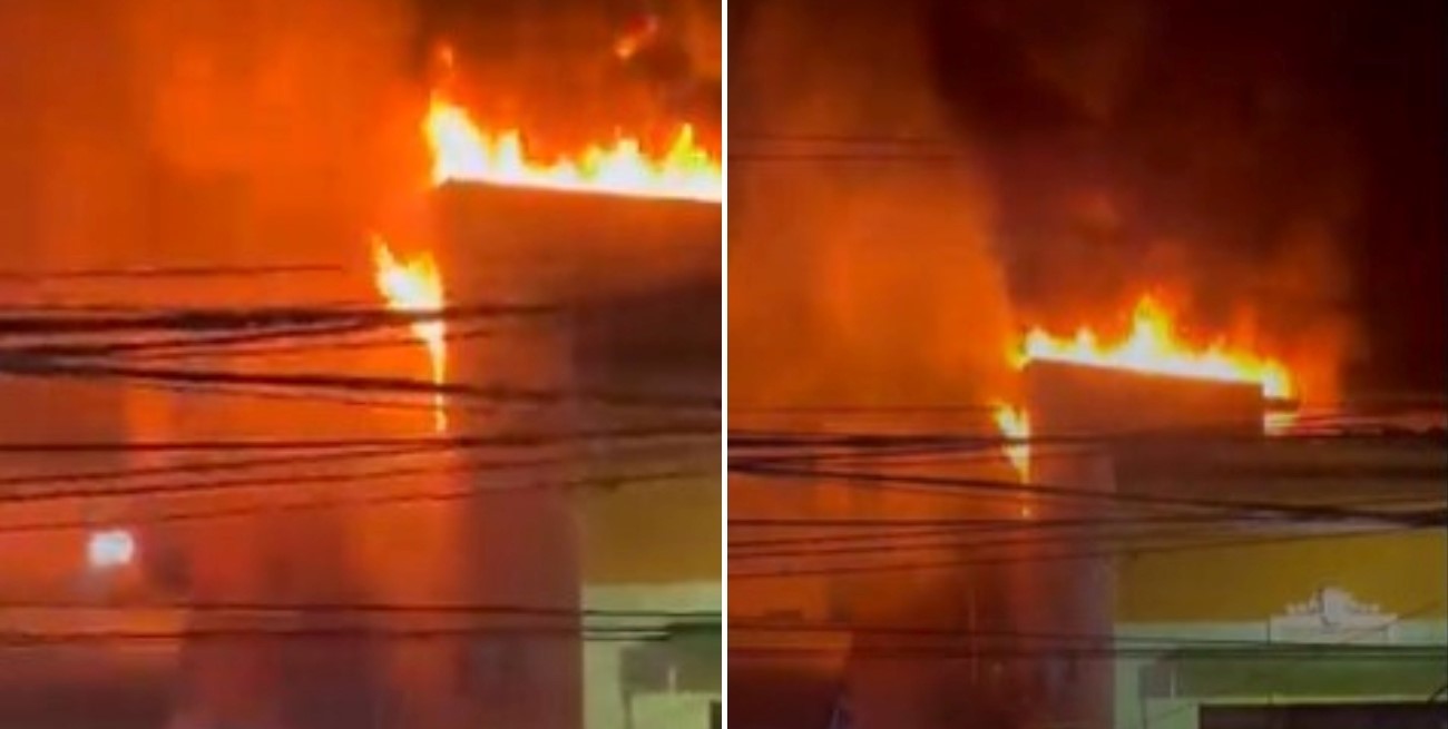 Video: incendio en un edificio residencial en pleno centro de Venado Tuerto
