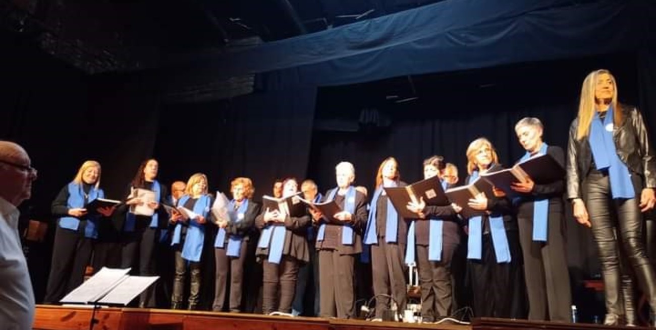 El Coro Polifónico Municipal de Rufino, brilló en el encuentro coral