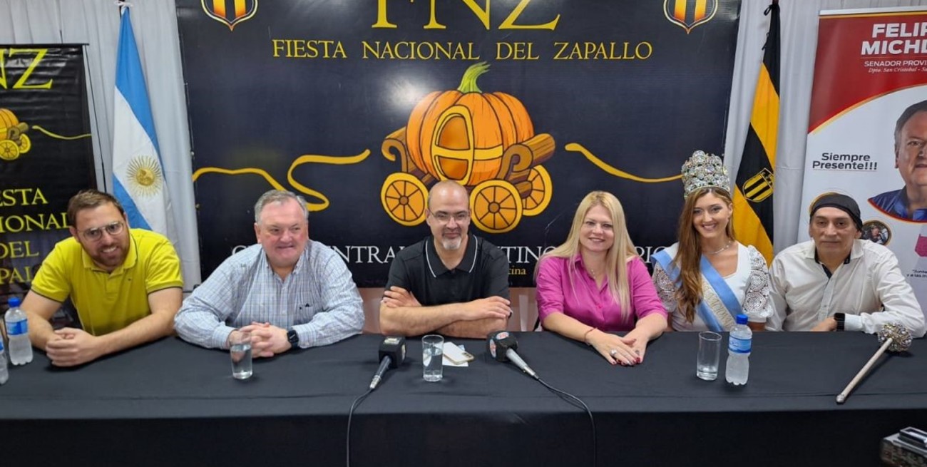 Michlig participó del lanzamiento de la 53º Fiesta Nacional del Zapallo