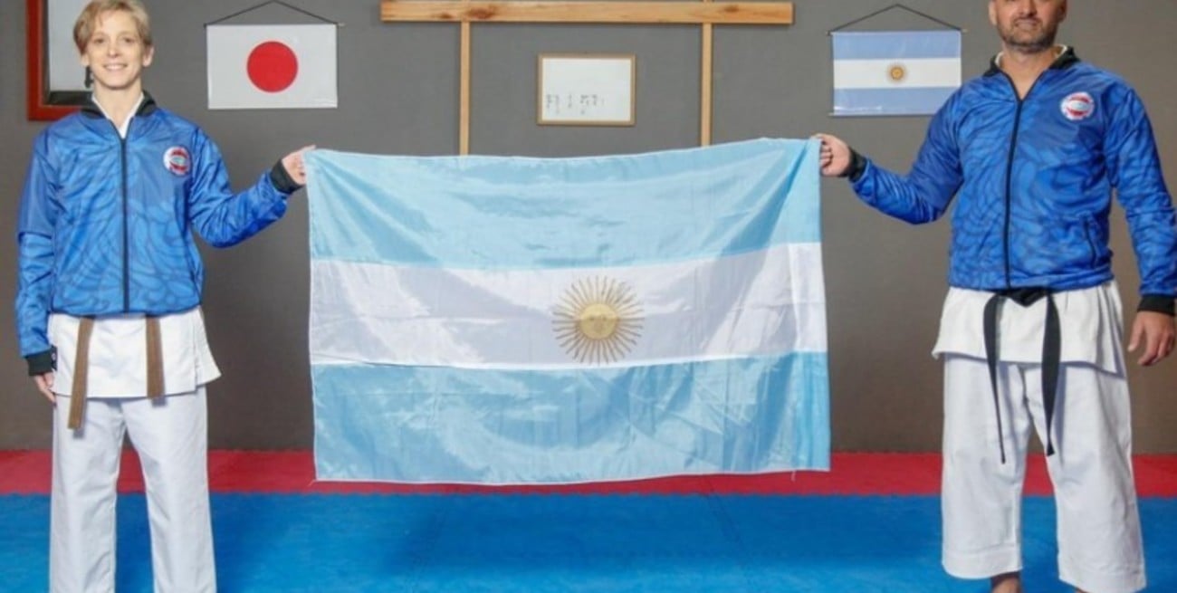 Los santafesinos Matias Centini y Yanina Fried, al Panamericano de Karate WSKF