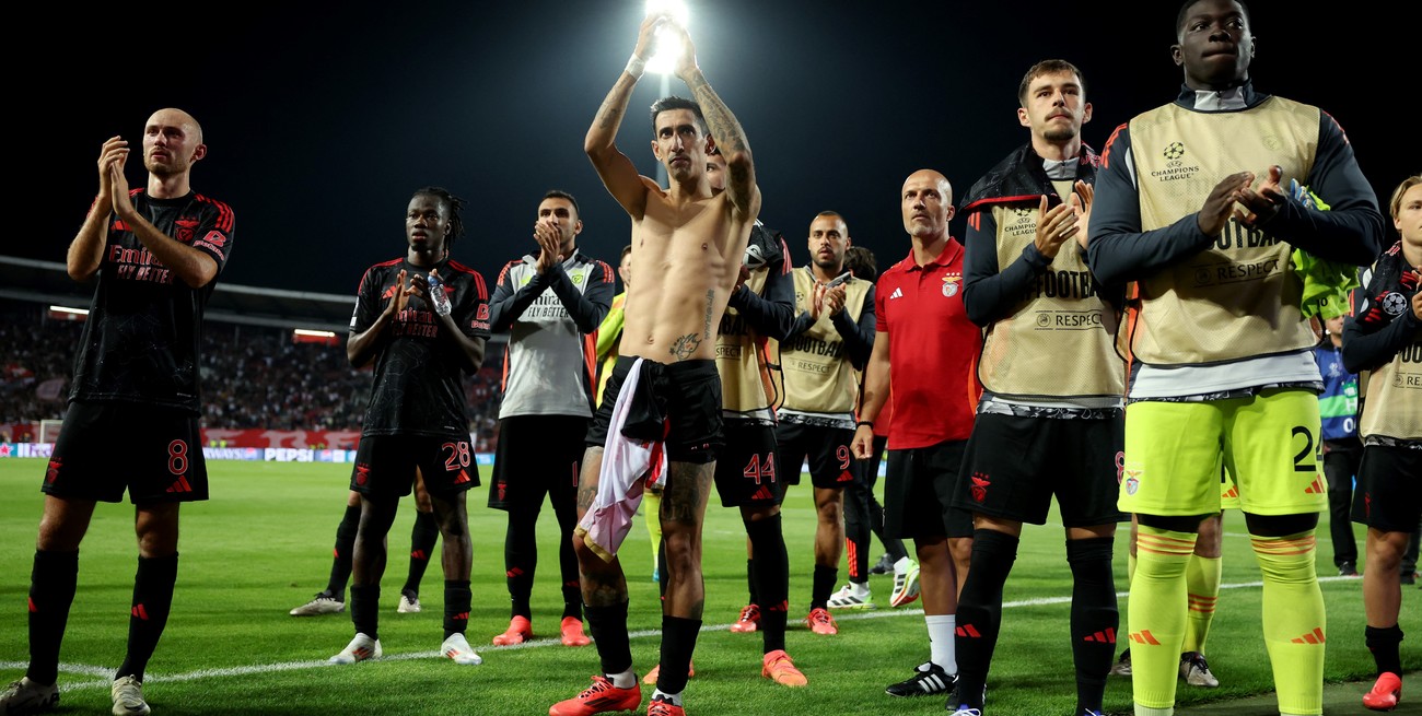 Ángel Di María hizo historia en el triunfo del Benfica