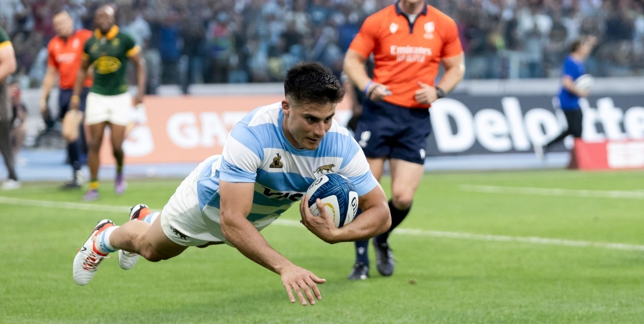 Los Pumas enfrentan a Sudáfrica, en busca de su primer Rugby Championship
