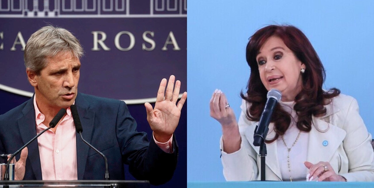 "Endeudador, misógino" y "quedate chillando tranquila": Fuerte cruce entre Cristina y Caputo