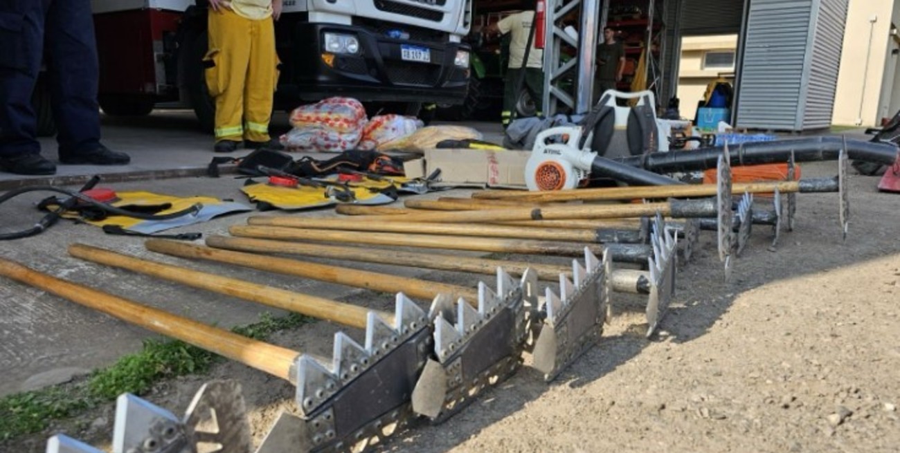 Santa Fe envía brigadistas forestales para combatir los incendios en Córdoba