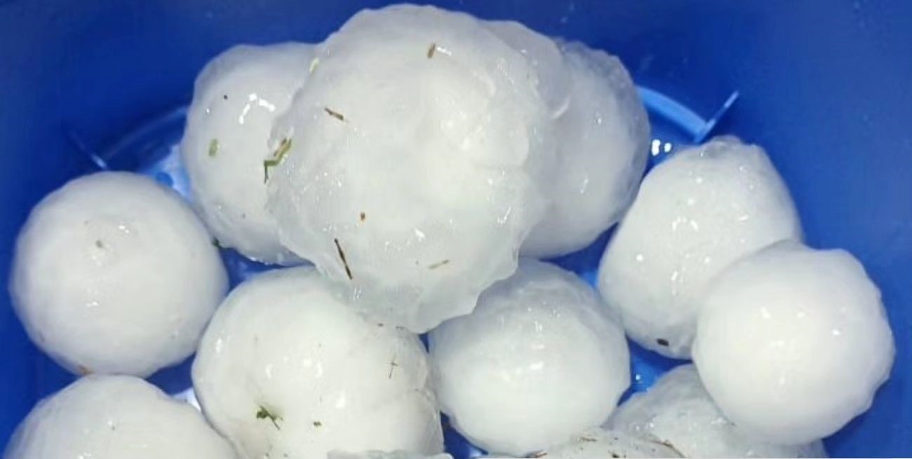 Una fuerte granizada causó daños en localidades del departamento Garay