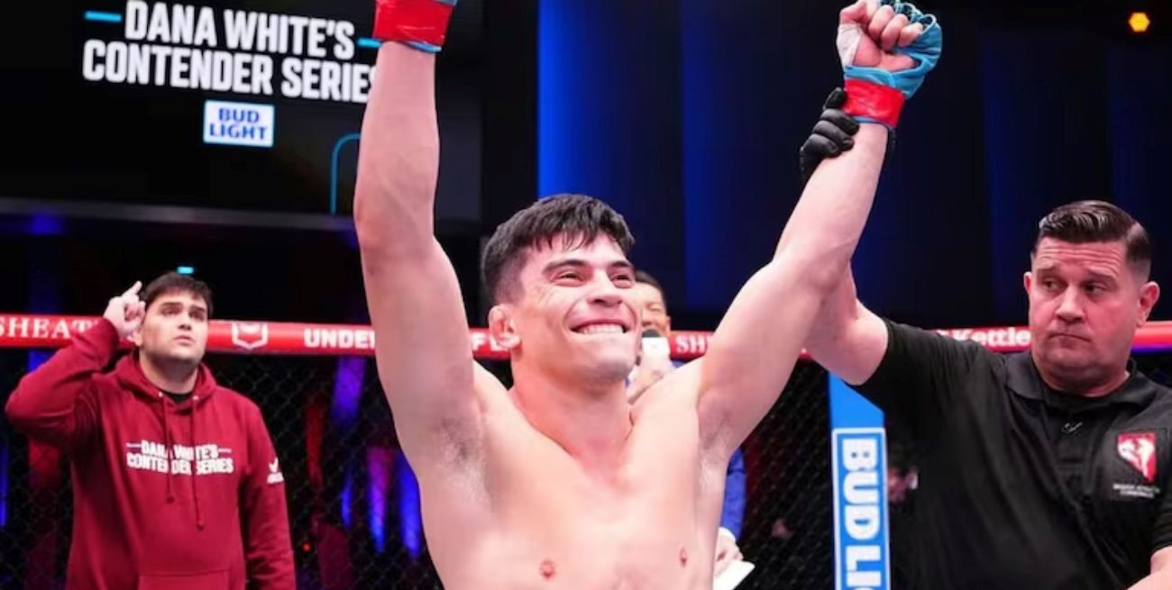 Video: un argentino consiguió contrato en UFC tras noquear a su rival en el primer round