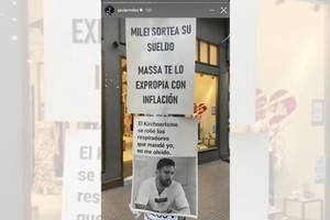 Ejemplo de noticia falsa muy difundida. En 2023, el entonces candidato presidencial Javier Milei compartió una imagen en Twitter con una supuesta frase de Lionel Messi que el futbolista nunca dijo contra el kirchnerismo. El astro argentino jamás expresó posición alguna sobre las elecciones argentinas. Archivo El Litoral