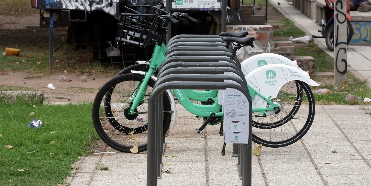 Se realizan 1000 viajes diarios en las bicis publicas de Santa Fe