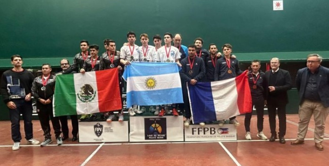 Gran actuación de la delegación argentina en la Liga de las Naciones de Trinquete