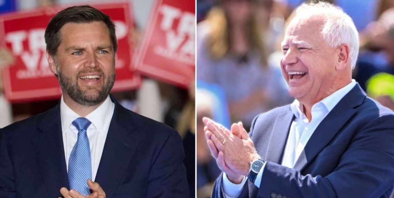 Tim Walz vs JD Vance: los candidatos a vicepresidente confrontarán en un debate