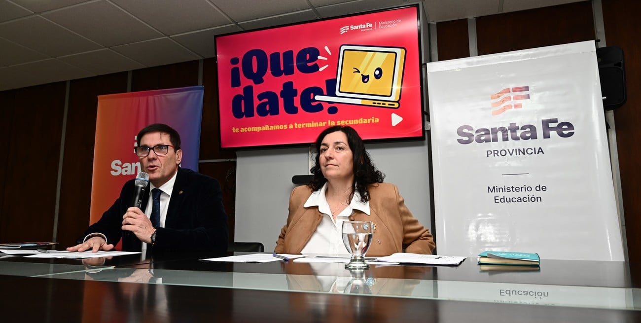 Santa Fe presentó los programas para que jóvenes y adultos terminen el secundario