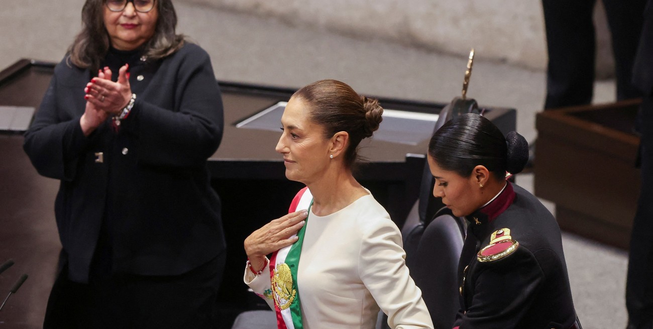 Claudia Sheinbaum asumió como la primera presidenta mujer en la historia de México