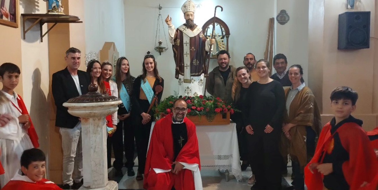 La comunidad católica de López honró a su patrono y protector San Fermín