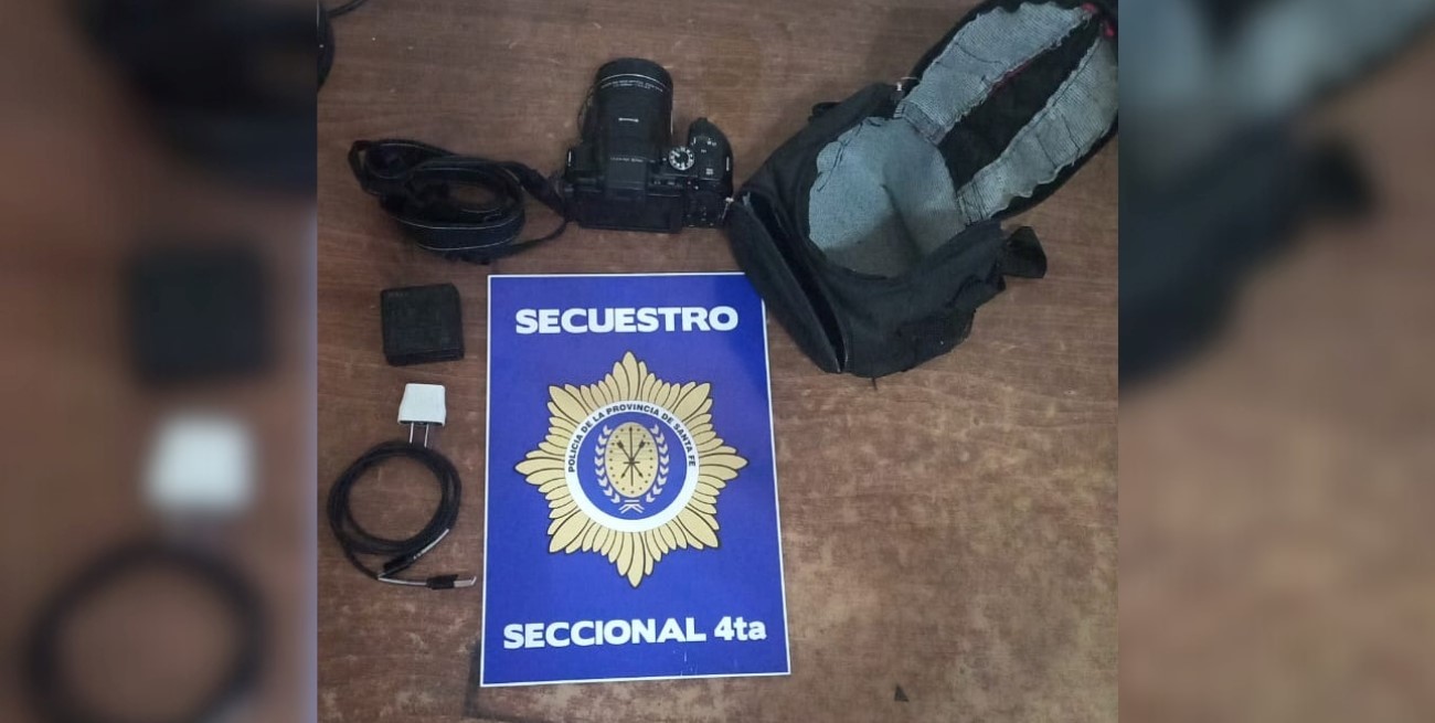Ciudad de Santa Fe: robaron una cámara, la víctima simuló ser un comprador y terminaron detenidos