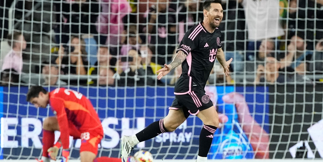Con dos golazos de Messi, Inter Miami venció 3-2 a Columbus Crew y sumó el segundo titulo de su historia