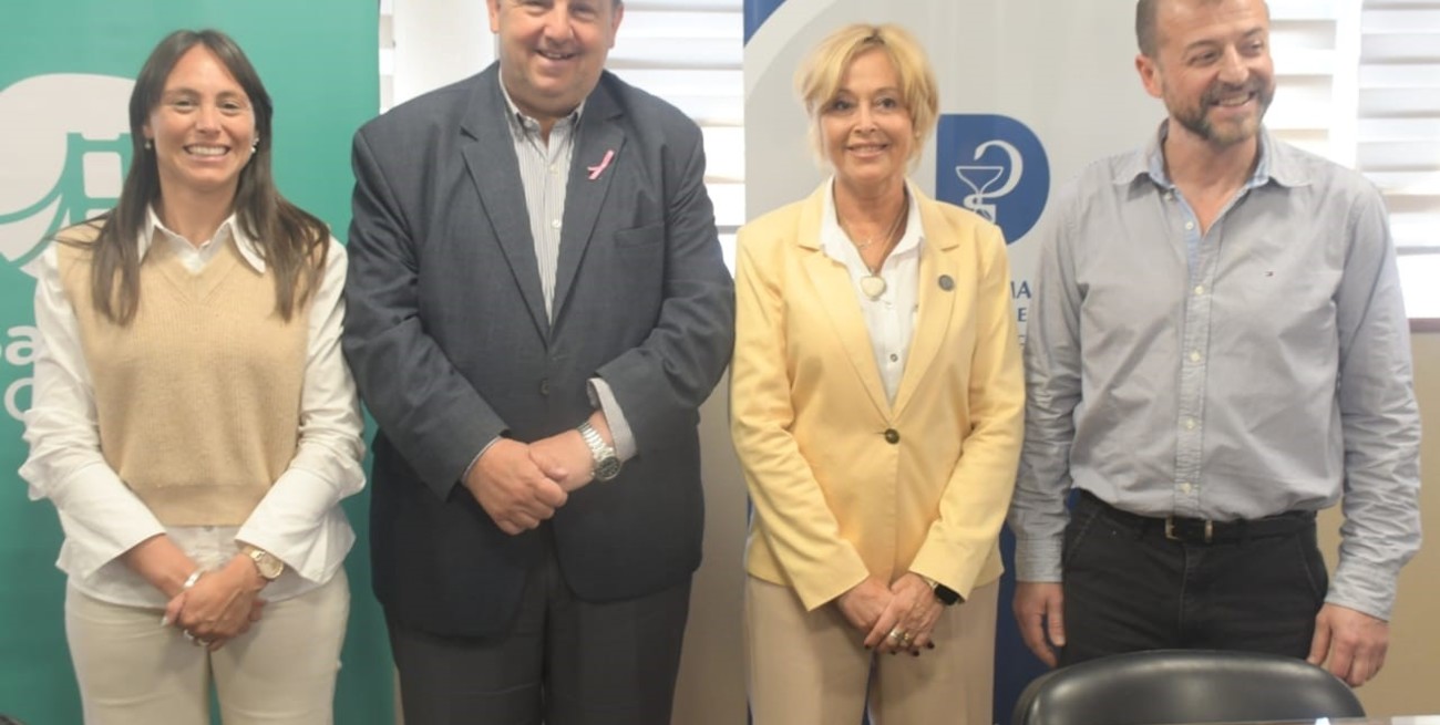 El Colegio de Farmacéuticos se sumó al programa de "Padrinos" de la Municipalidad