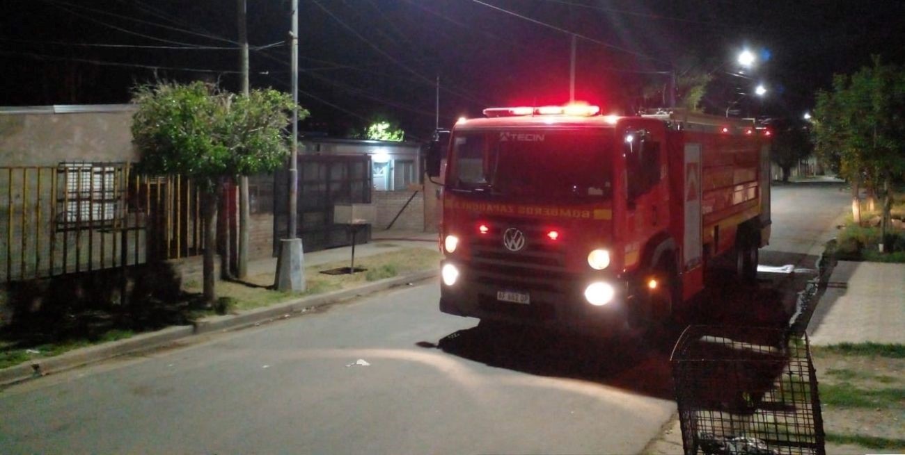 Falleció una mujer de 69 años tras un fuerte incendio en Zona Oeste
