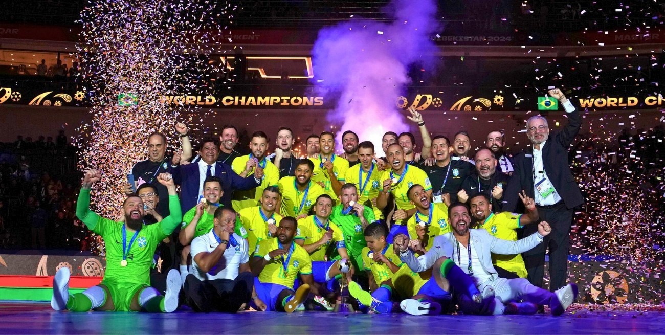 Argentina no pudo con Brasil y salió subcampeón del Mundial de Futsal