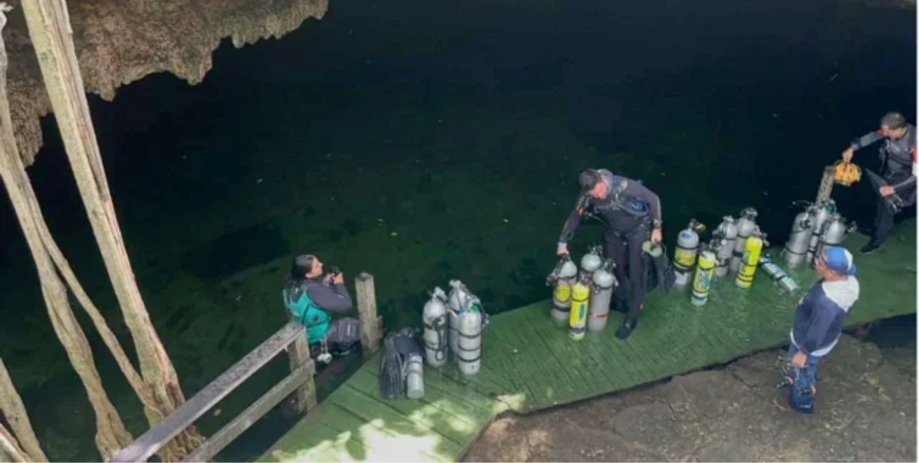Hallaron sin vida a un buzo argentino que era buscado en México