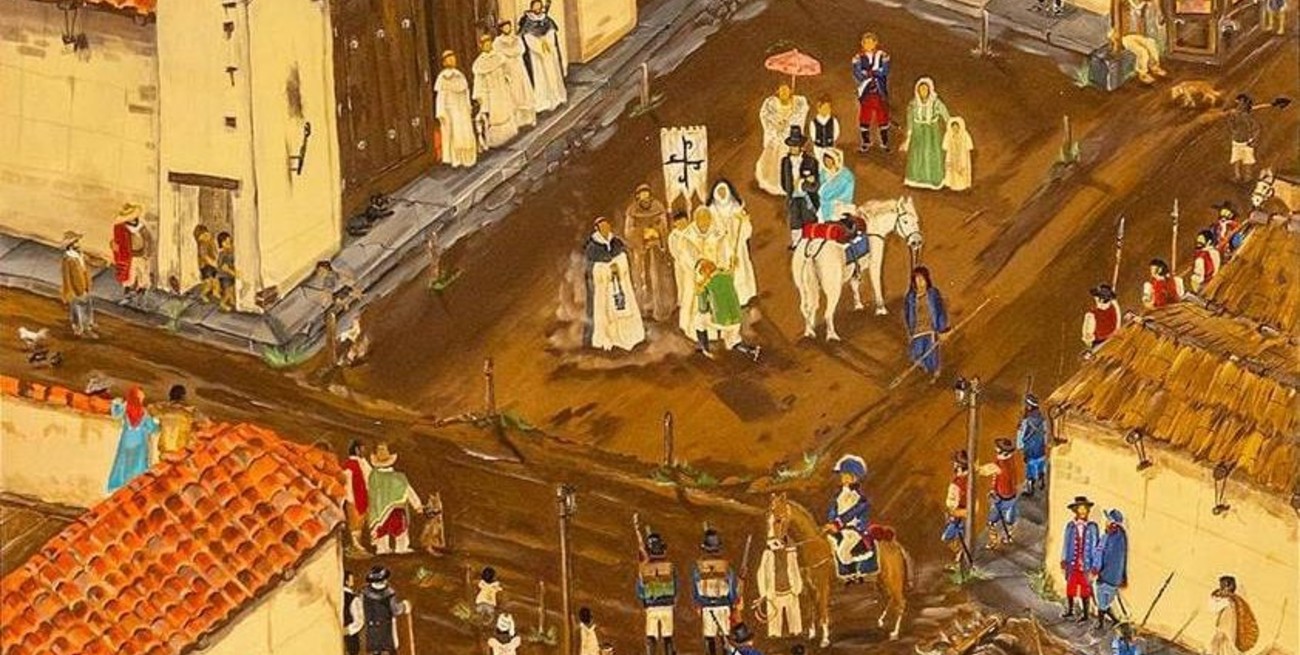 El General Belgrano en Santa Fe, Ciudad Noble, camino al Paraguay