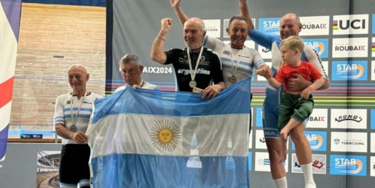 El santafesino Vicente Zoric, subcampeón mundial de ciclismo en Francia