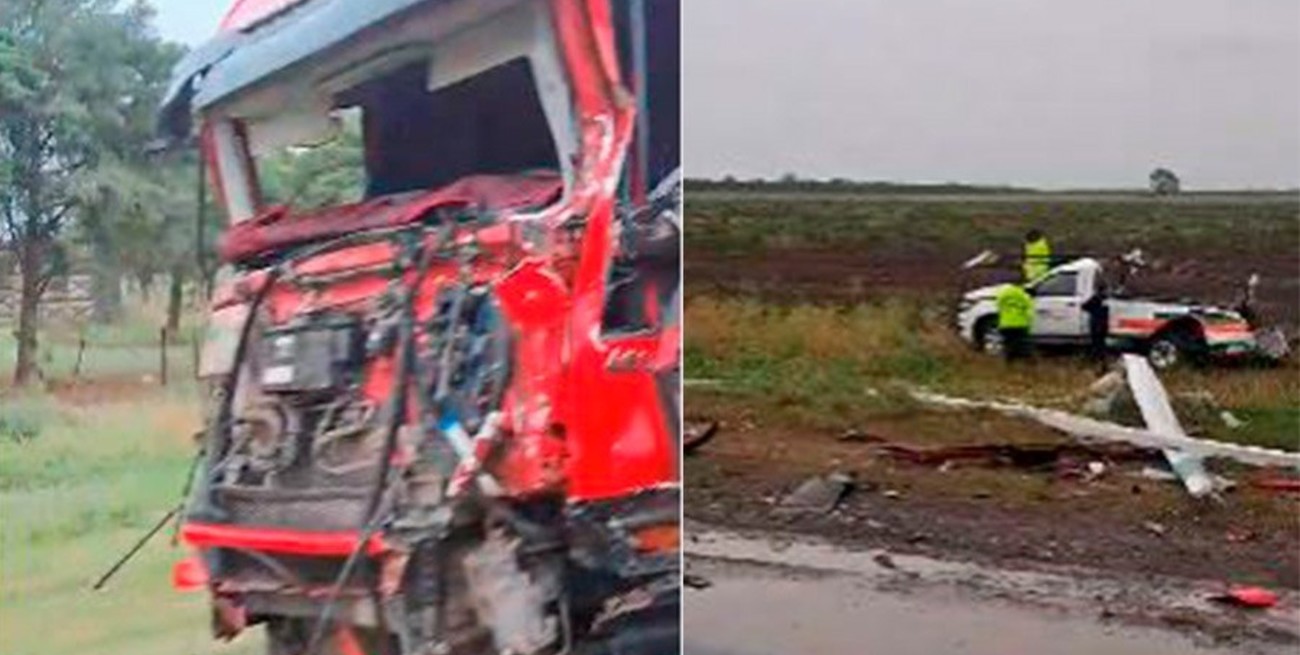 Tragedia en la Ruta 34: una persona falleció tras un choque entre un camión y una camioneta
