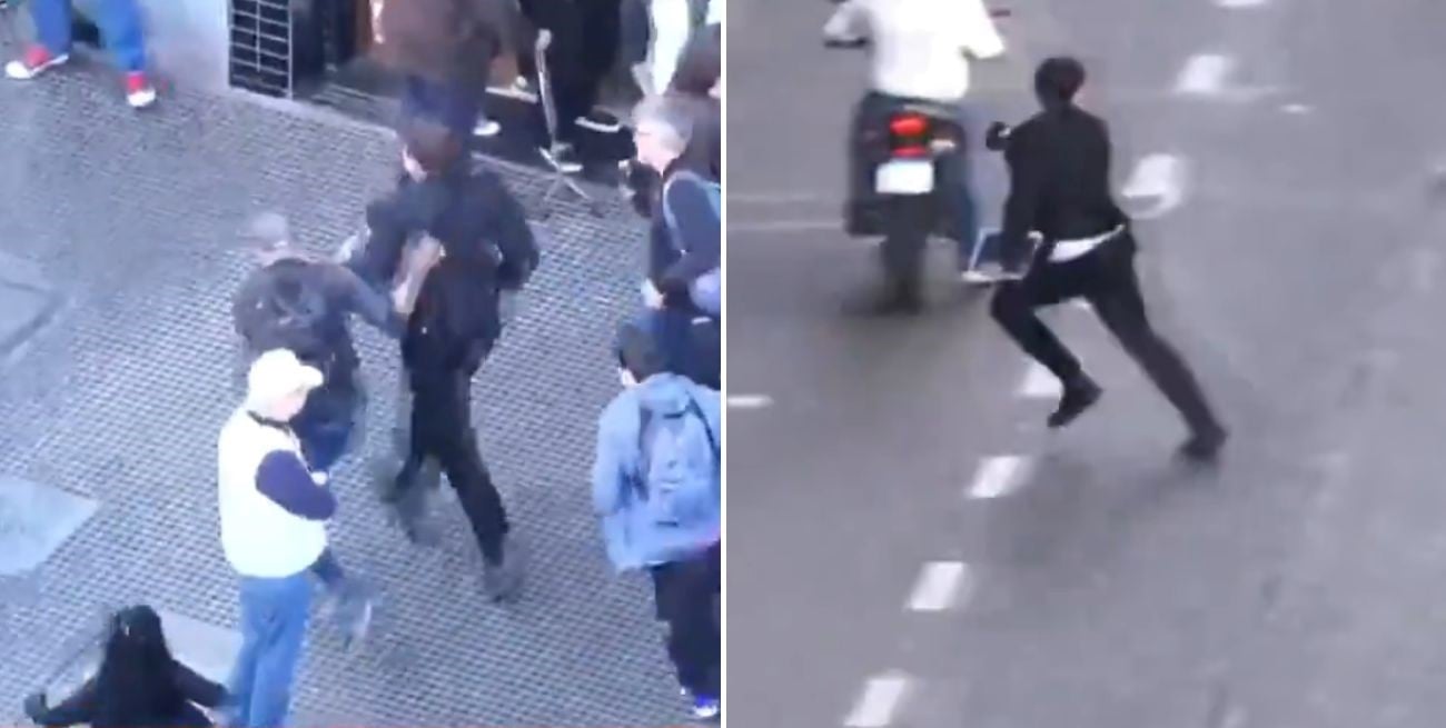 Incidentes afuera del Congreso tras la aprobación del veto: agredieron a un militante libertario