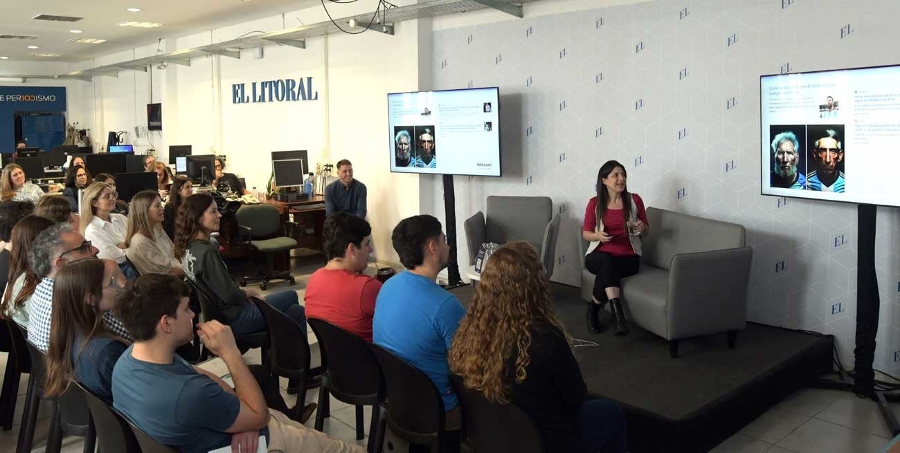 Redacciones 5G visitó El Litoral y abrió el debate por el uso de la IA en el periodismo