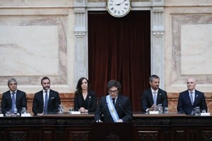 En septiembre de 2024, el presidente Javier Milei presentó personalmente la ley de leyes 2025 que luego no se aprobó. Foto: Archivo.