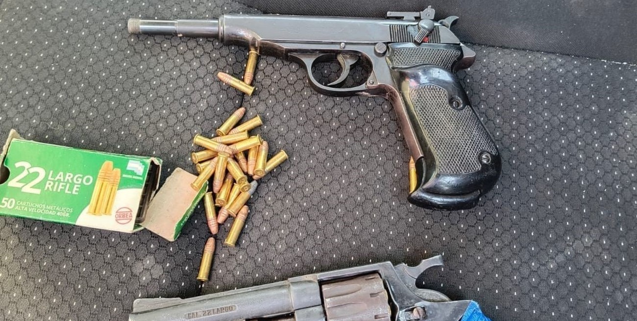 Detuvieron a un "tiratiros" con una pistola y dos revólveres en la ciudad de Santa Fe