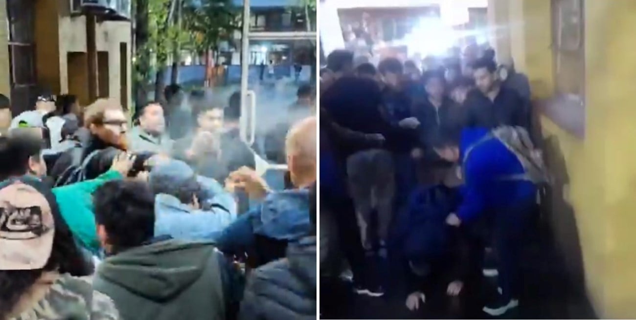 Libertarios interrumpieron con gas pimienta una asamblea en la Universidad de Quilmes y hubo disturbios