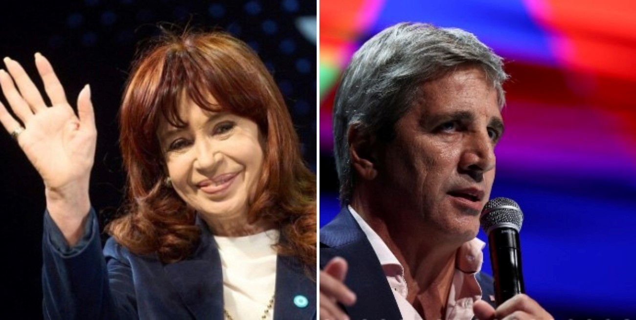 Cristina Kirchner criticó a Luis Caputo y lo trató de "endeudador serial y hambreador social"
