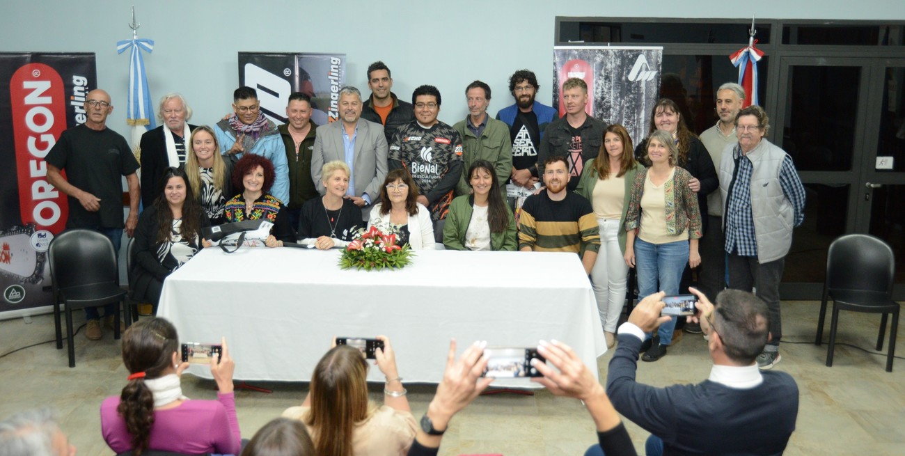 Escultores de Francia, México y Argentina dejarán su sello en San Jerónimo del Sauce