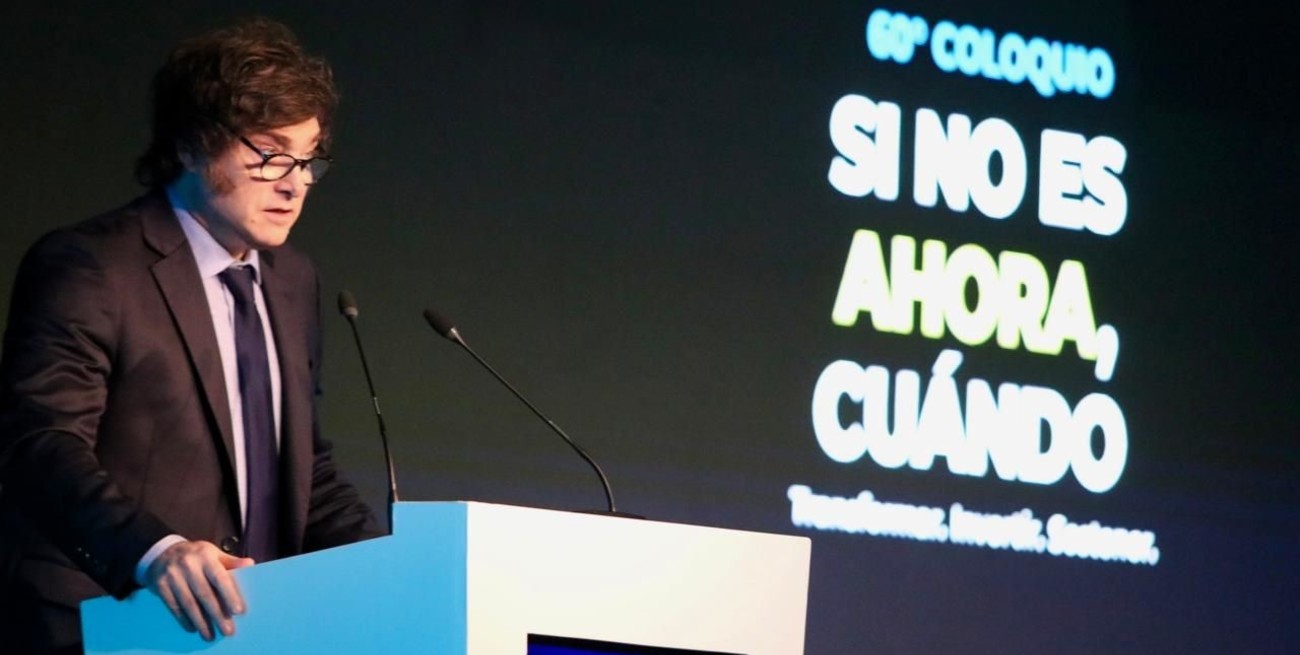 Tras la "oleada de dólares del RIGI", Milei prometió ir "contra las retenciones"