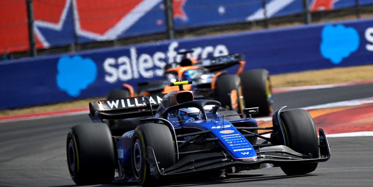 Franco Colapinto clasificó 16° para la carrera principal del Gran Premio de Estados Unidos