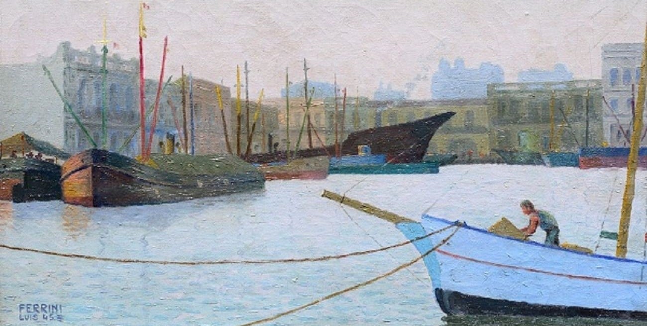 El otro Quinquela Martín: el pintor que halló en la Boca su fuente de inspiración
