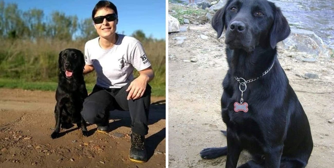 La Brigada Canina K9 despidió a Eva, la primera perra de búsqueda y rescate del sur santafesino