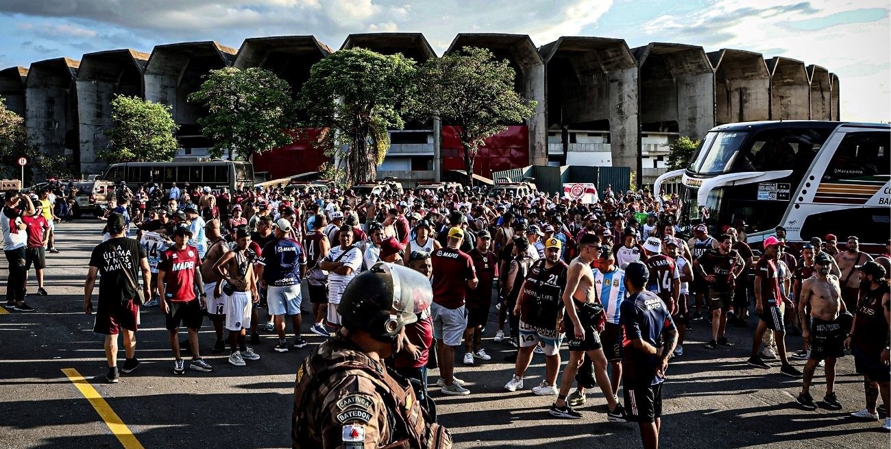 Conmoción en Brasil: murió un hincha argentino en la previa de Lanús-Cruzeiro