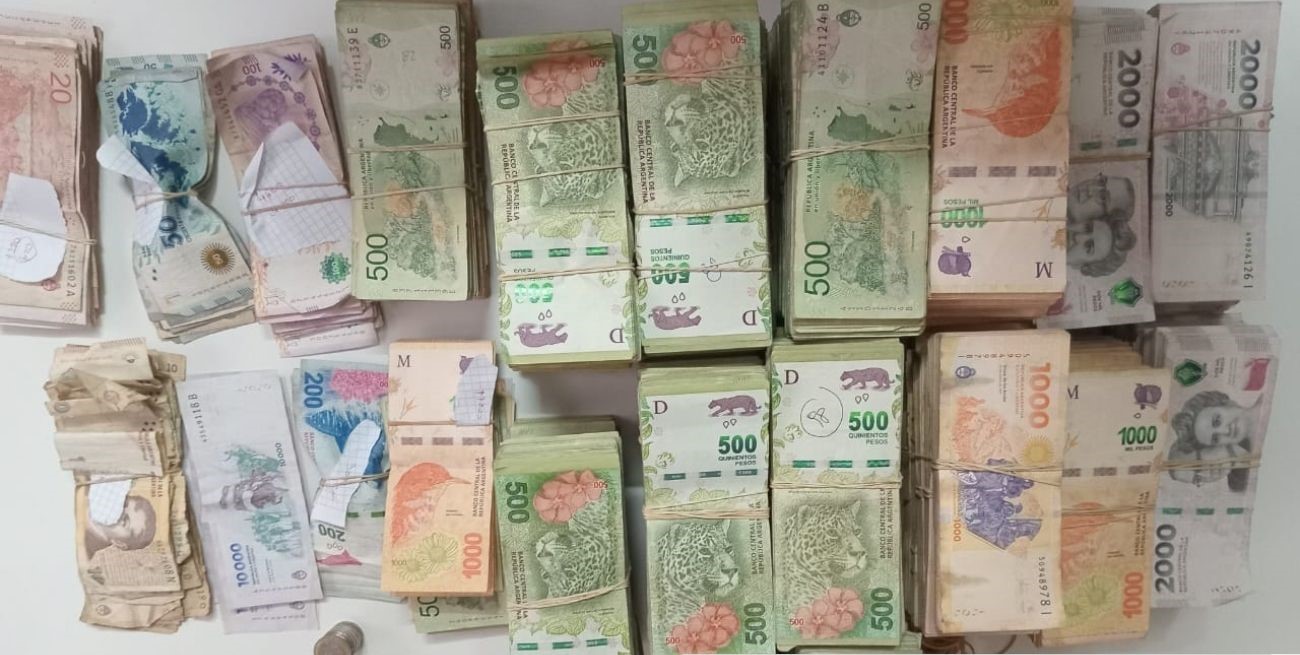 Circulaba con 10 millones de pesos y no supo justificar su procedencia