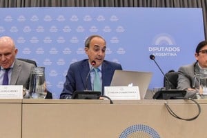 El secretario de Educación, Dr. Carlos Torrendell expuso junto al subsecretario de Políticas Universitarias en la Comisión de Hacienda, que preside José Luis Espert, en Diputados en el marco del debate del Presupuesto General de la Administración Nacional para el Ejercicio Fiscal del año 2025. Foto: HCDN.